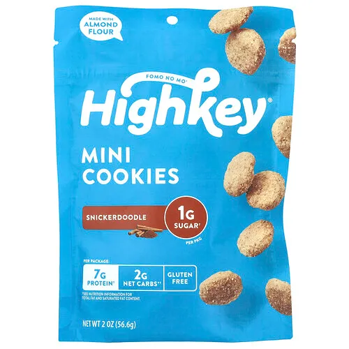 HighKey, Minigalletas, Snickerdoodle, 56,6 g (2 oz)