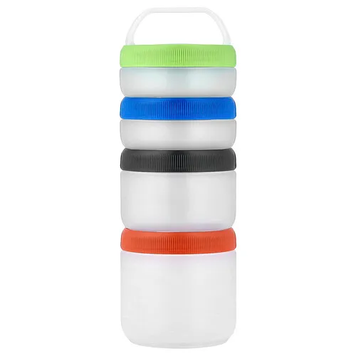 Humangear, Stax™, Envases grandes, Paquete de 4