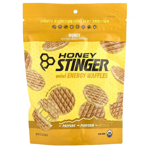 Honey Stinger, Miniwaffles energéticos, Miel, 150 g (5,3 oz)