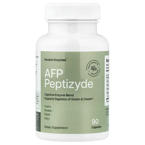 Houston Enzymes, Peptizyde AFP, 90 cápsulas
