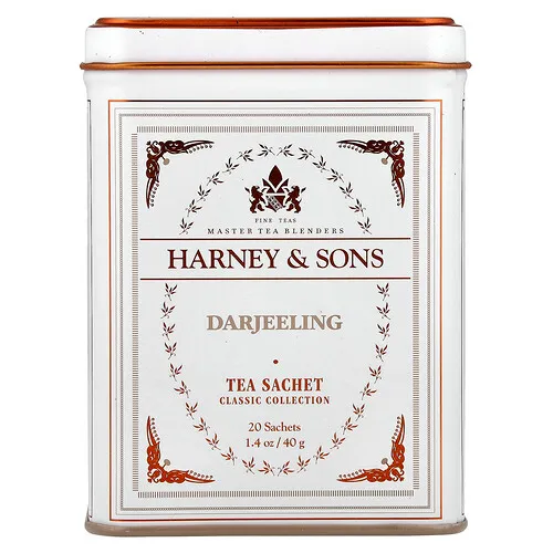 Harney & Sons, Colección clásica, Darjeeling, 20 sobres de té, 40 g (1,4 oz)