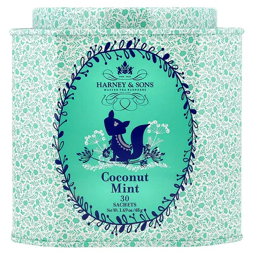 Harney & Sons, Coco y menta, 30 sobres, 48 g (1,69 oz)