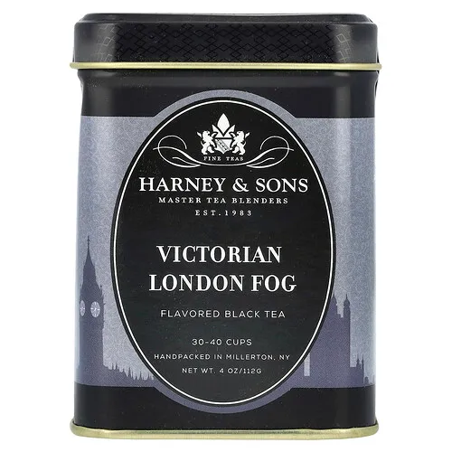 Harney & Sons, Té negro, Efecto londinense victoriano, 112 g (4 oz)