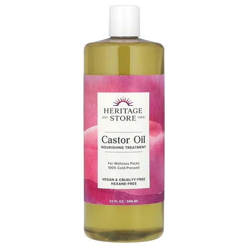 Heritage Store, Aceite de ricino, Tratamiento nutritivo, 946 ml (32 oz. líq.)