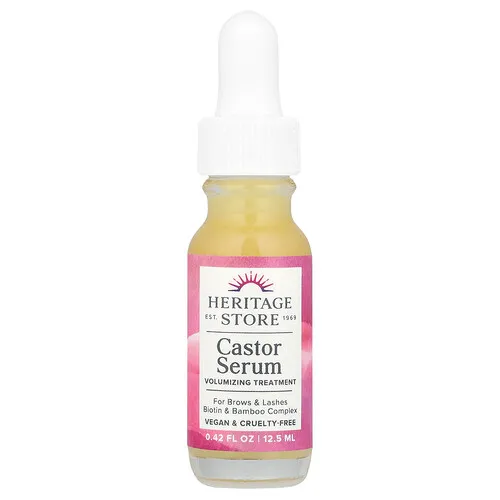 Heritage Store, Sérum de ricino, 12,5 ml (0,42 oz. líq.)