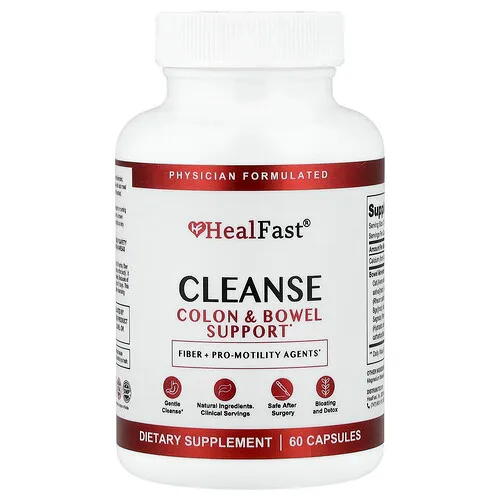 HealFast, Limpieza, Refuerzo para el colon y los intestinos, 60 cápsulas