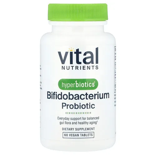 Vital Nutrients, Hyperbiotics®, Bifidobacterium probiótico, 60 comprimidos veganos