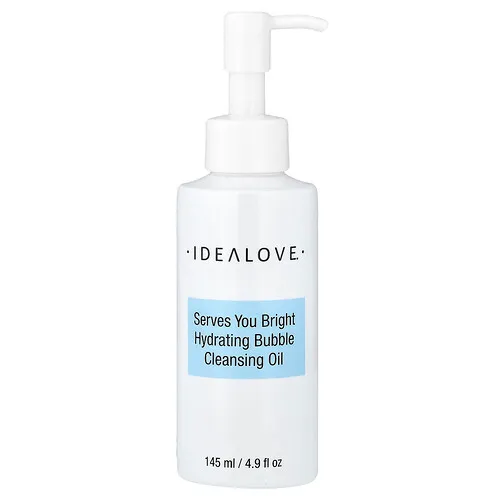 Idealove, Merece una piel brillante, Aceite de limpieza con burbujas hidratantes, 145 ml (4,9 oz. líq.)