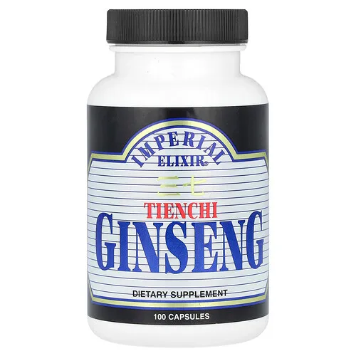 Imperial Elixir, Tienchi Ginseng, 100 cápsulas (500 mg por cápsula)