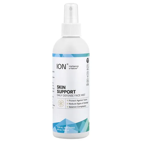 ION Intelligence of Nature, Refuerzo para la piel, Bruma facial de defensa diaria, Para todo tipo de piel, 236 ml (8 oz. líq.)