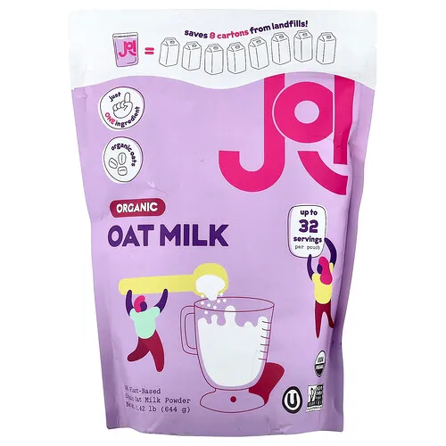 JOI, Leche de avena orgánica en polvo, 644 g (1,42 lb)