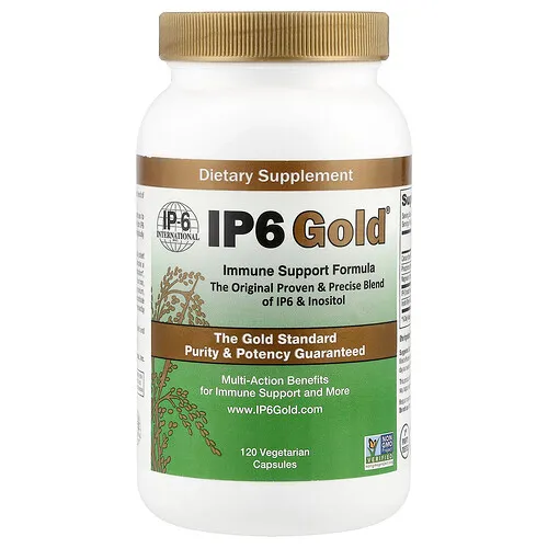 IP-6 International, IP6 Gold®, Fórmula de refuerzo inmunitario, 120 cápsulas vegetales