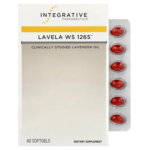 Integrative Therapeutics, WS 1265™ de Lavela, 60 cápsulas blandas (80 mg por cápsula blanda)
