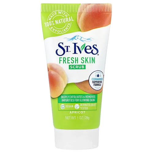 St. Ives, Piel fresca, Exfoliante de albaricoque, 28 g (1 oz)