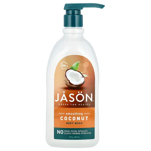 Jason Natural, Jabón corporal suavizante, Coco, 887 ml (30 oz. Líq.)