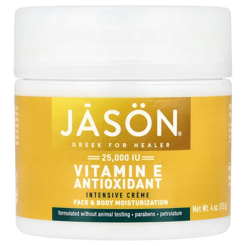 Jason Natural, Crema humectante con vitamina E, 25.000 UI, 113 g (4 oz)