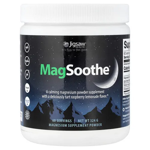 Jigsaw Health, MagSoothe®, Limonada de frambuesa ácida, 324 g