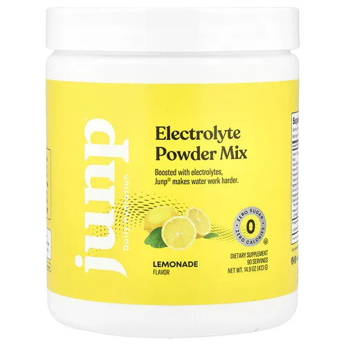 JUNP Hydration, Mezcla de electrolitos en polvo, Limonada`` 423 g (14,9 oz)