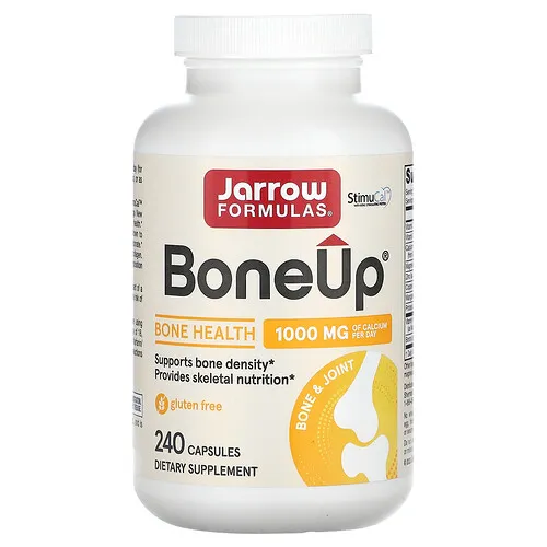 Jarrow Formulas, BoneUp, Suplemento para la salud ósea, 1000 mg, 240 cápsulas