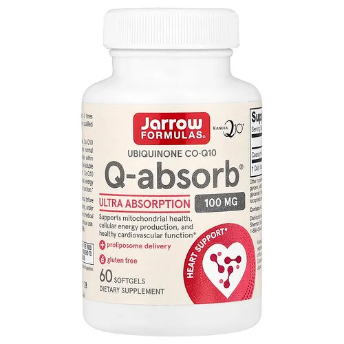 Jarrow Formulas, Q-Absorb®, 100 mg, 60 cápsulas blandas