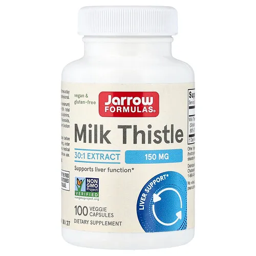Jarrow Formulas, Cardo mariano, 150 mg, 100 cápsulas vegetales
