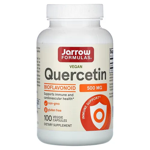 Jarrow Formulas, Quercetina vegana, 500 mg, 100 cápsulas vegetales