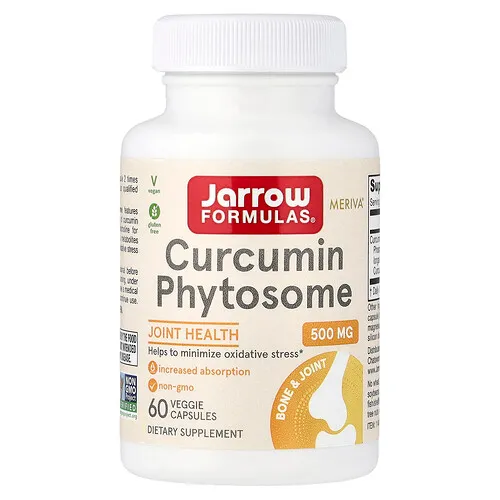 Jarrow Formulas, Fitosoma de curcumina, 500 mg, 60 cápsulas vegetales