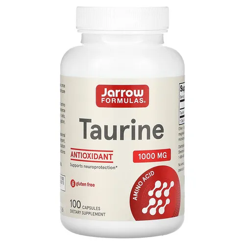 Jarrow Formulas, Taurina, 1000 mg, 100 cápsulas