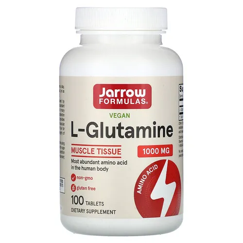 Jarrow Formulas, L-glutamina, 1000 mg, 100 comprimidos