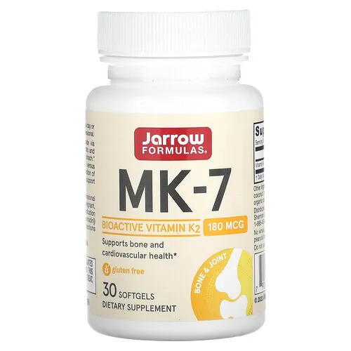 Jarrow Formulas, MK-7, 180 mcg, 30 cápsulas blandas