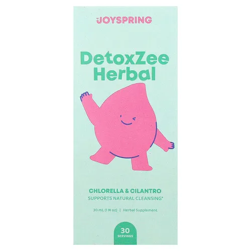 JoySpring, Suplemento herbal DetoxZee, 30 ml (1 oz. líq.)