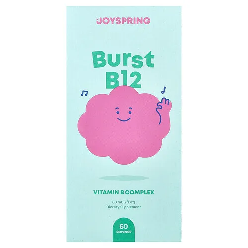 JoySpring, Burst B12, Complejo de vitaminas B, 60 ml (2 oz. líq.)