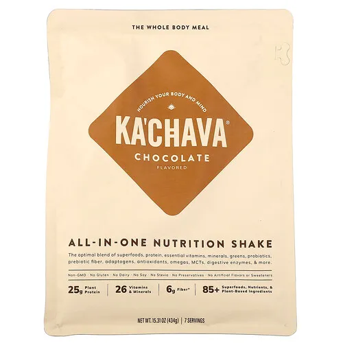 KaChava, Batido nutricional todo en uno, Chocolate, 434 g (15,31 oz)