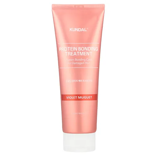 Kundal, Tratamiento unido a proteínas, Para cabello dañado, Violeta Muguet, 250 ml (8,45 oz. líq.)