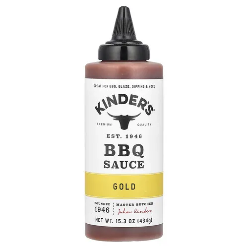 KINDER'S, Salsa BBQ, Dorado, 434 g (15,3 oz)