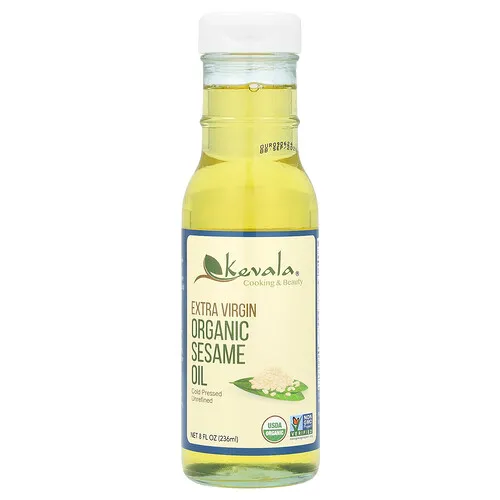 Kevala, Aceite de sésamo orgánico extra virgen, 236 ml (8 oz. líq.)