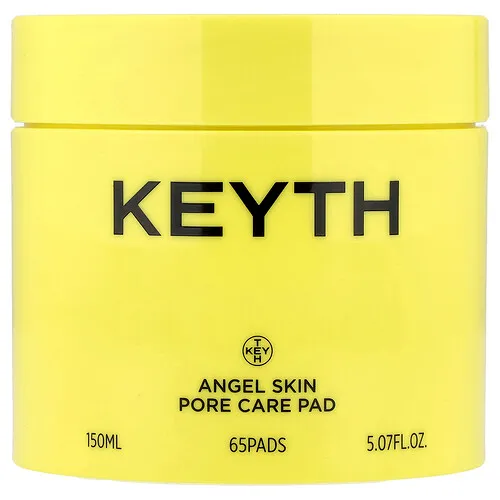 KEYTH, Trued, Almohadillas de ángel para el cuidado de los poros, 65 almohadillas, 150 ml (5,07 oz. líq.)