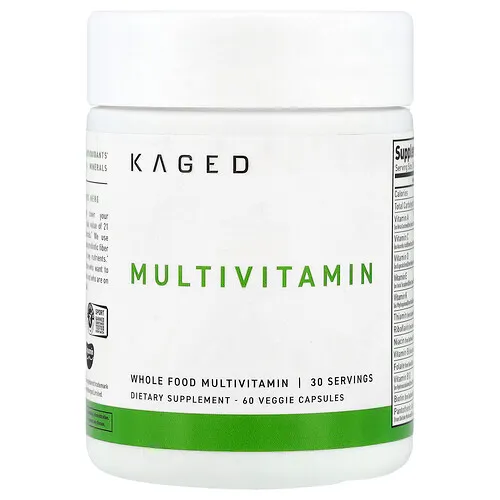 Kaged, Multivitamínico, 60 cápsulas vegetales