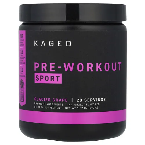 Kaged, Preentrenamiento, Deporte, Uva glaciar, 270 g (9,52 oz)