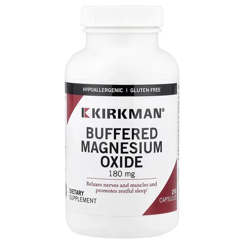 Kirkman Labs, Óxido de magnesio regulado, 250 cápsulas