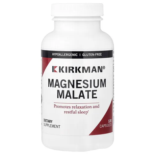 Kirkman Labs, Malato de magnesio, 120 cápsulas (160 mg por cápsula)