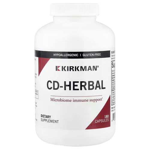 Kirkman Labs, CD-Herbal, 180 cápsulas