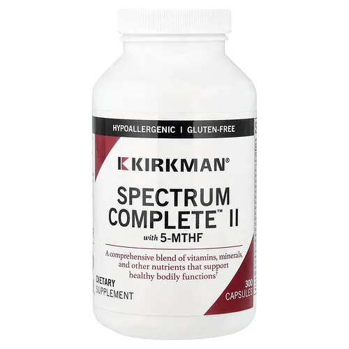Kirkman Labs, Spectrum Complete™ II con 5-MTHF, 300 cápsulas