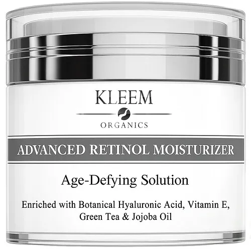 Kleem Organics, Humectante con retinol avanzado, Solución antienvejecimiento, 50 ml (1,7 oz. líq.)