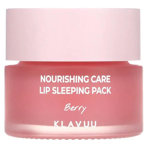 KLAVUU, Cuidado nutritivo, Paquete para dormir los labios, Baya, 20 g (0,70 oz)