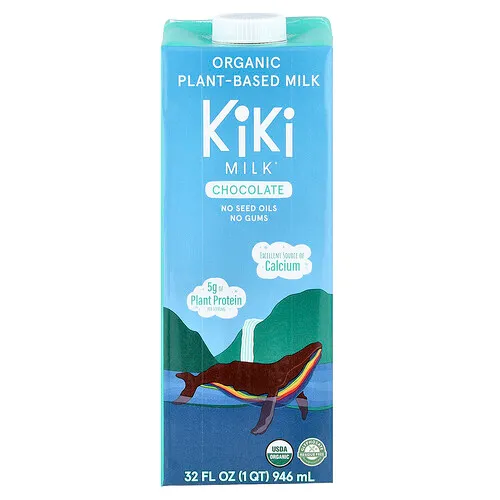 Kiki Milk, Leche orgánica de origen vegetal, Chocolate, 32 oz. Líq. (946 ml)