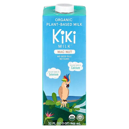 Kiki Milk, Leche de origen vegetal orgánica, Macarrones, 946 ml (32 oz. líq.)