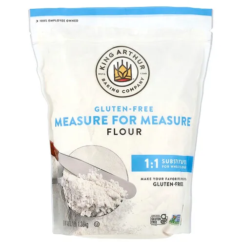 King Arthur Baking Company, Harina medida por medida, Sin gluten, 1,36 kg (48 oz)