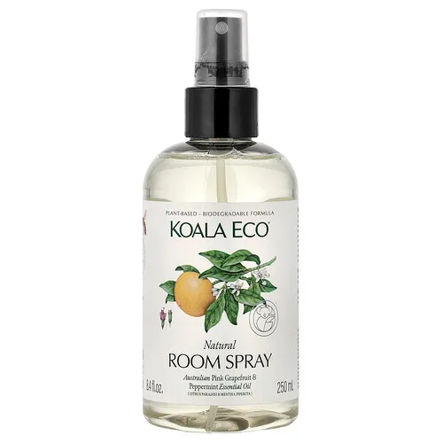 Koala Eco, Spray ambiental natural, Aceite esencial, Pomelo rosa australiano y menta, 250 ml (8,4 oz. líq.)