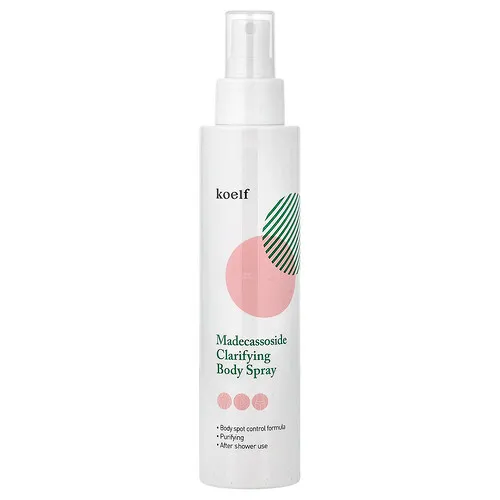 Koelf, Spray corporal clarificante Madecassoside, 150 ml (5,07 oz. Líq.)